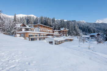 Winterliche Hotelansicht des Biohotel der daberer | Foto: der daberer. das biohotel/F. Neumüller