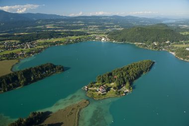 Inselhotel im Faaker See - mit dem Wasser-Taxi in eine ganz besondere Urlaubs-Welt chauffiert werden