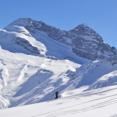 Skitourenparadies Wipptal - im Bild die Hohe Warte im Schmirntal