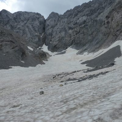 Ansicht des westlichen Teils des Eiskargletschers