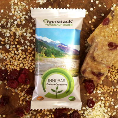 Innobar Quinoa Cranberry innosnack Energieriegel Mood