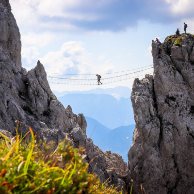 Für Ambitionierte: Der Klettersteig "Däumling" am Gartnerkofel