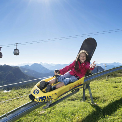 Die Sommerrodelbahn Pendolinio