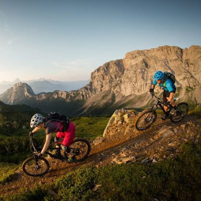 Das Nassfeld ist ein Eldorado für Mountainbiker mit Naturtrails, einem Flow-Trail und zahlreichen weiteren Bikestrecken