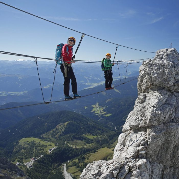 Klettersteig - klug und schrittweise steigern