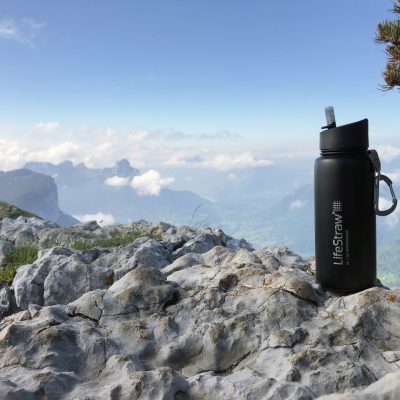 LifeStraw Go Stainless Steel - black - alps - clouds - Eugenia - Unlimited