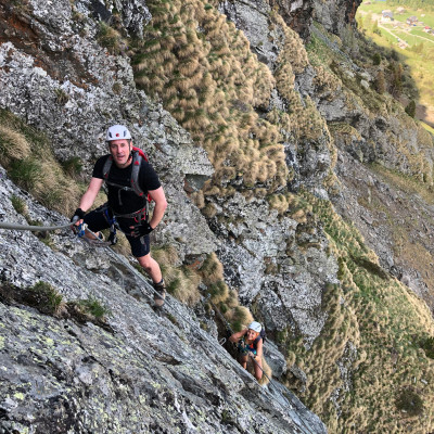 Klettersteig am Falkert