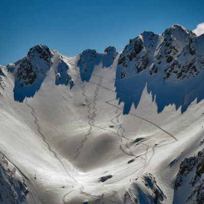 Skitourenparadies - Cima del Cacciatore - nahe des Monte Lussari