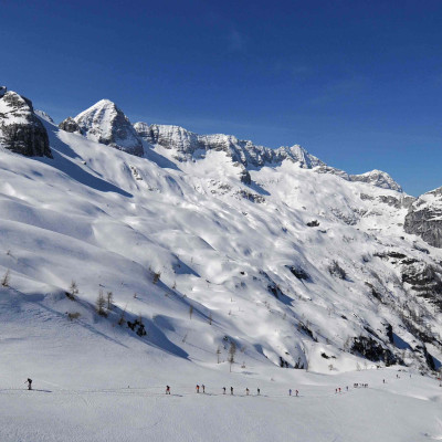 Skitourenrennen in Sella Nevea