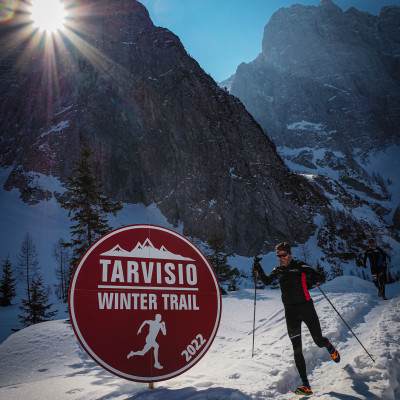 Tarvisio Winter Trail bei den Laghi di Fusine