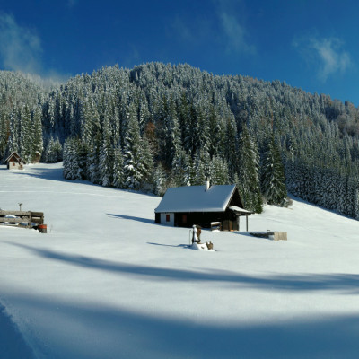 Winteridylle im Val Bartolo nördlich von Camporosso