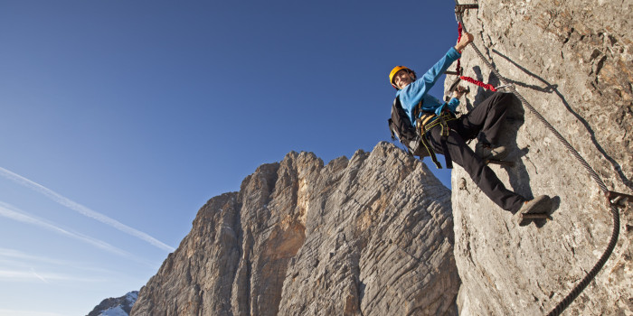 Alpinismus am Stahlseil