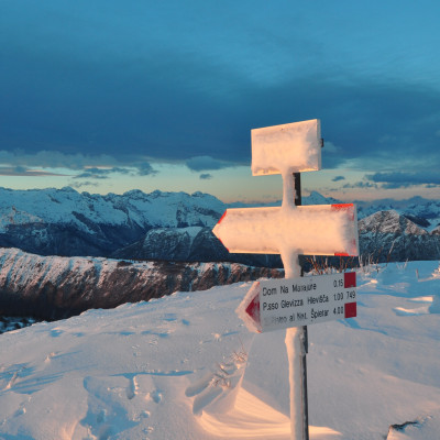 Skitouren in Slowenien - im Bild: Matajur