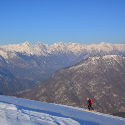 Skitouren in Slowenien - im Bild: Stol