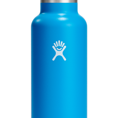 Hydro Flask_21 oz Standard Mouth mit Flex Straw Cap_Pacific_geschlossen