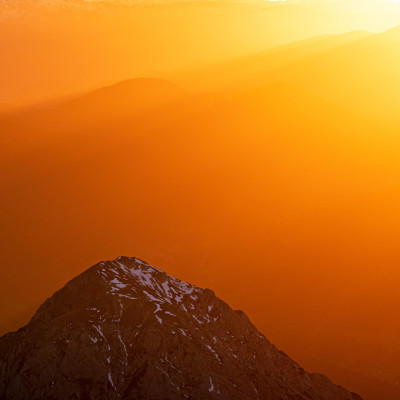 Rötelstein Dachstein Raffalt Sonnenuntergang