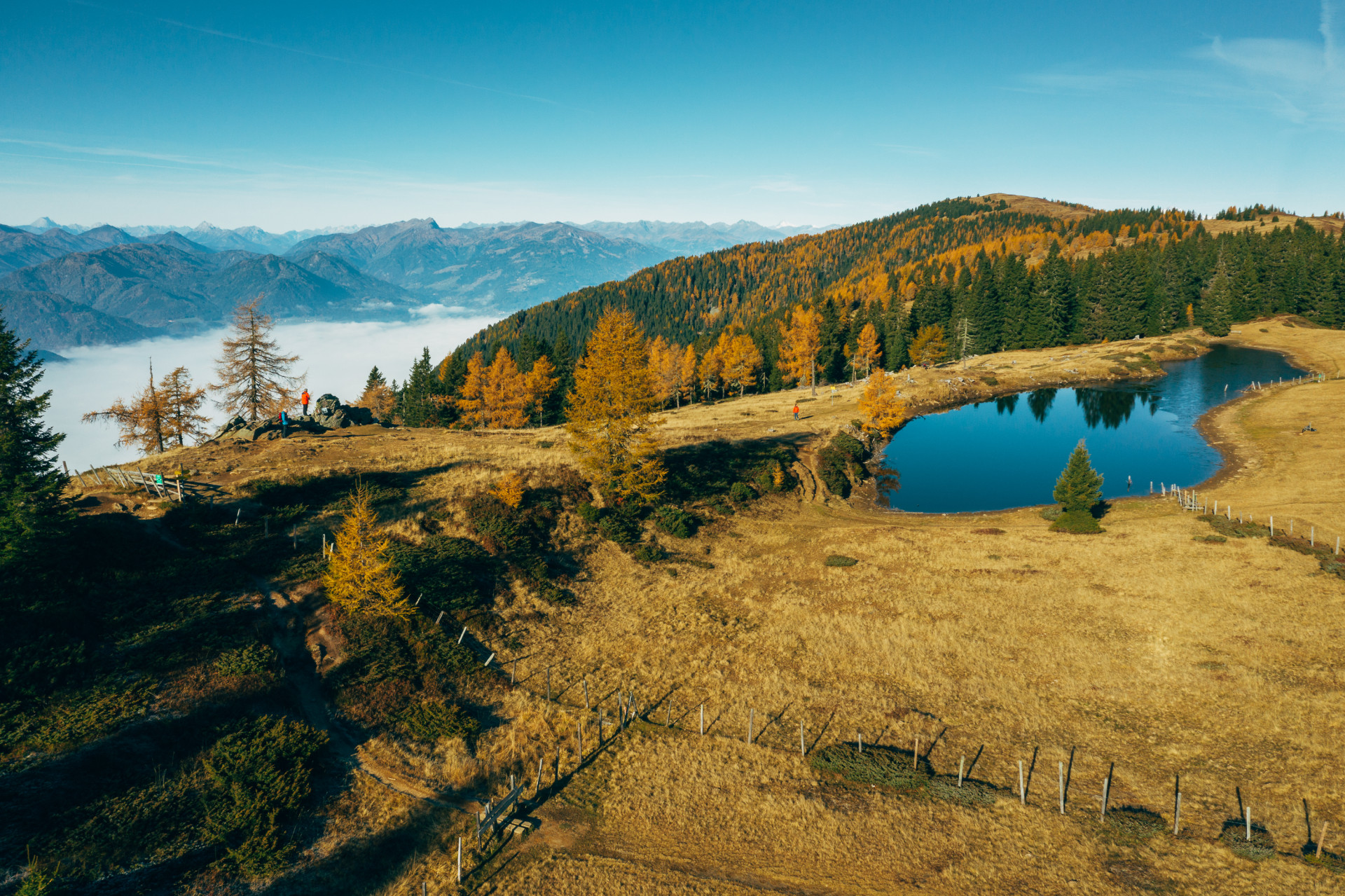 Bergerlebnis im Herbst