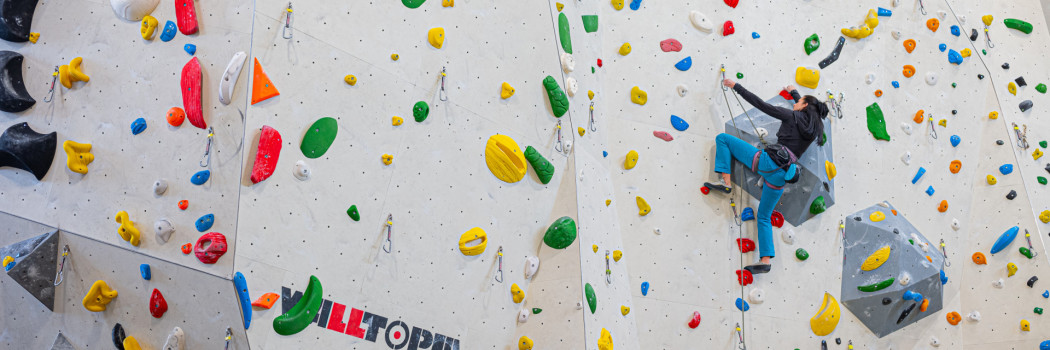 Vertikaler Fitness-Hit